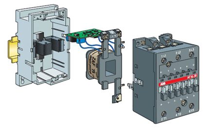 Starter with electronic circuit board