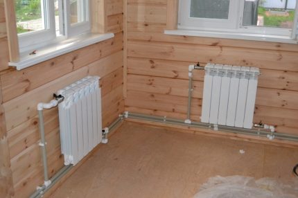Two pipe heating system The two-pipe system is highly efficient
