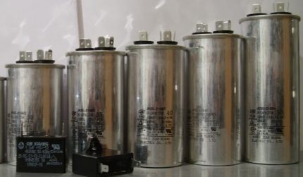 Capacitors for split systems Air conditioner capacitors