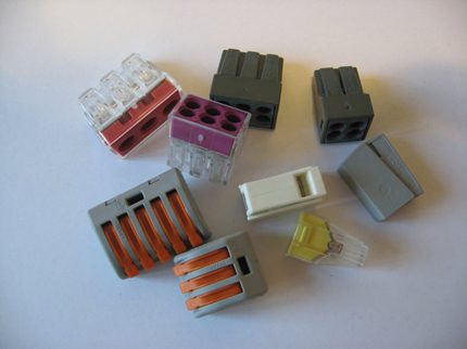 Assortiment de connecteurs autobloquants Différents borniers autobloquants