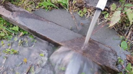 Lavaggio del pozzo dopo la perforazione senza attrezzi Bene accumulo