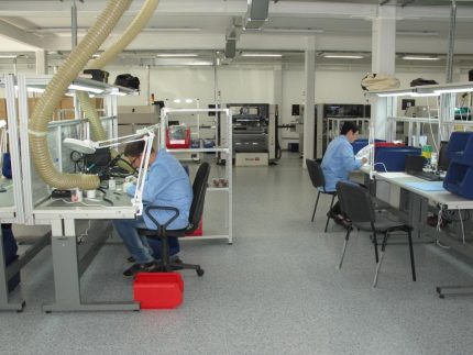 Montaža i ispitivanje Stil stabilizatora Radnici u prikupljanju stabilizatora
