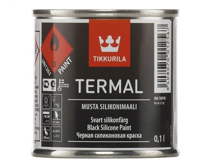 Silicone heat-resistant paint for metal Heat Resistant Tikkurilla Paint