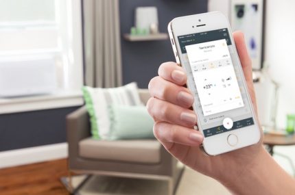 Application mobile pour le contrôle du climat intérieur Application mobile pour le contrôle du climat intérieur