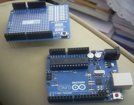 Carte mère et Proto Shield Carte mère et Proto Shield
