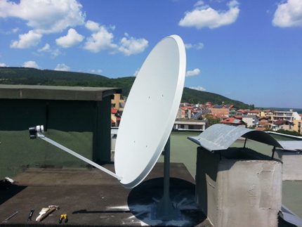 Le réglage de l'antenne est mieux effectué par temps clair. Météo favorable pour régler l'antenne