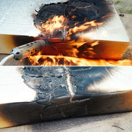 Mousse de polystyrène extrudé inflammable