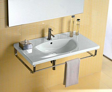 Mesclador de conca baixa Lavabo de paret amb aixeta de batedora baixa