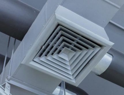 Γρίλια εξαερισμού στο σύστημα εξαερισμού Ο ρόλος των εξαρτημάτων στο σύστημα εξαερισμού
