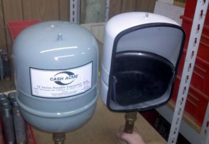 Sectional heating tank The purpose of the expansion tank