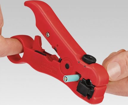 Coaxial Cable Stripper KNIPEX KN stripper for coaxial cables