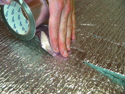 Penofol, as a heater for floors Use of penofol insulation