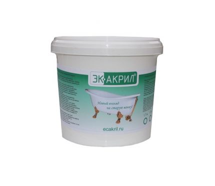 Akryl for restaurering EcAkril Bulk akryl Ekakril