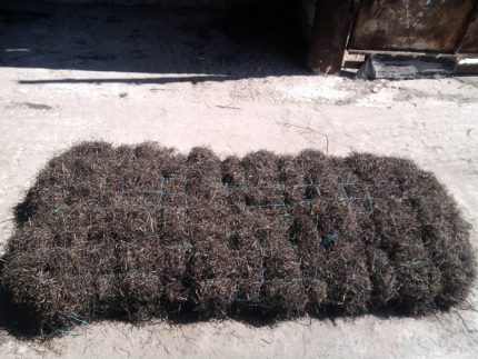 Algae mat for ceiling insulation Heater cam