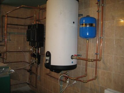 Imbakan ng boiler Ang tangke ng imbakan na may malaking panloob na tangke