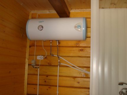 Akumulasyon boiler para sa isang paninirahan sa tag-araw Maliit na electric heater para sa cottage ng tag-init