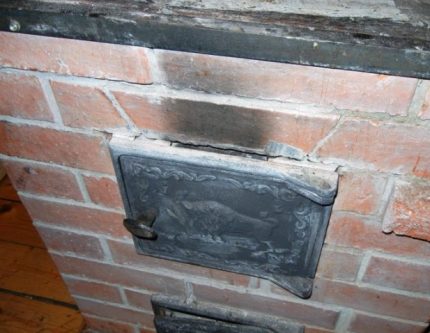 Porta de foc de forn de maó Selecció del segellador