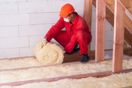 Technology of laying mineral wool Laying Minerals