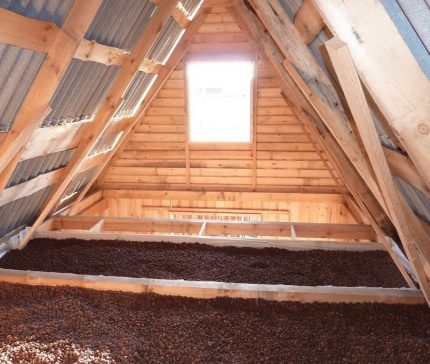 DIY thermal insulation installation Attic floor insulation