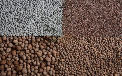 It is better to use expanded clay with a granule size of 4 mm or more as a heat insulator. Types of expanded clay