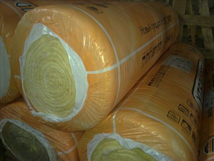 Réchauffeur en rouleau Rouleaux d'isolation en fibre dans le film
