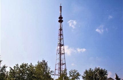 Standard TV Tower Line of sight television tower