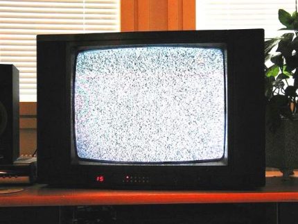 TV screen noise TV screen noise
