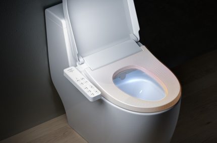 Couvercle intelligent avec bidet de toilette Couvercle intelligent avec bidet de toilette