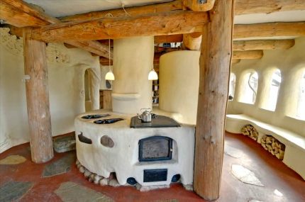 Adobe furnace sample
