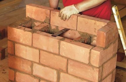 Brick laying on the edge