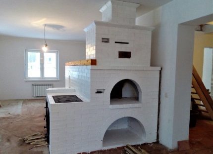 Side-mounted stove Side-mounted stove
