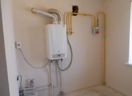 The process of organizing gas heating in an apartment Thoughtful approach