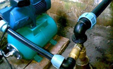 How to connect a pumping station to a water well Pump station connection