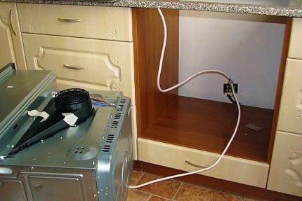 Захранване с газова фурна Захранване с газова фурна