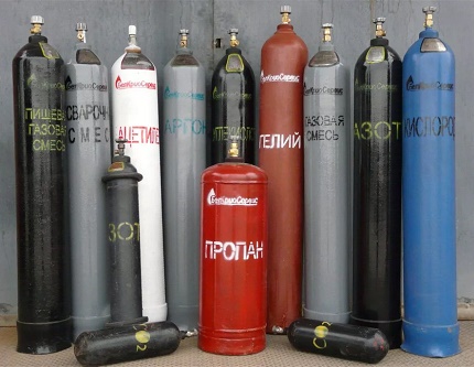 Peinture des bouteilles de gaz Peinture des bouteilles de gaz