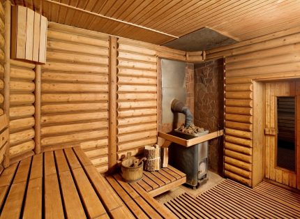 Dřevěná sauna Dřevěná sauna