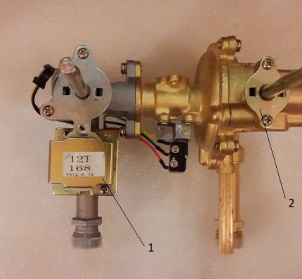 Geyser solenoid balbula Geyser solenoid balbula