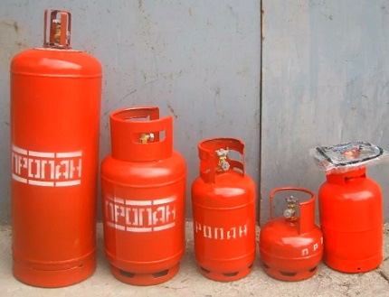 Mga silindro ng gasolina Mga silindro ng gasolina