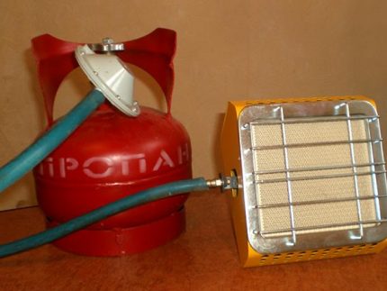 Mobile infrared gas burner Portable heater