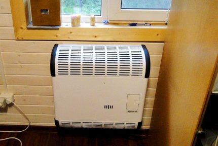 Gas convector sa interior Gas convector sa interior