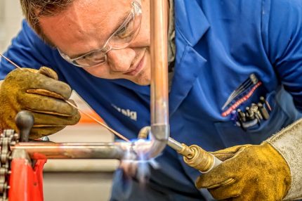 Brazing copper pipe Brazing copper pipe