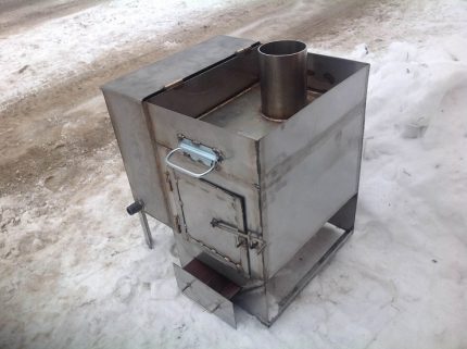 Variant of a metal gas-fired bathhouse Long service life