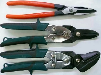 Mga gunting para sa metal Mga gunting para sa metal