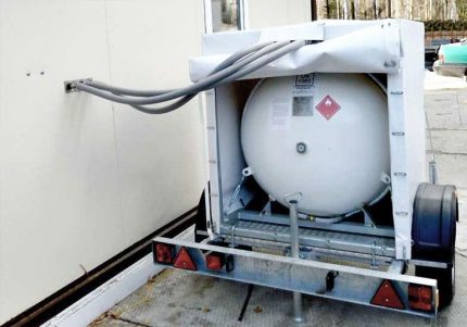 Réservoir d'essence mobile de 600 L Réservoir d'essence mobile de 600 L