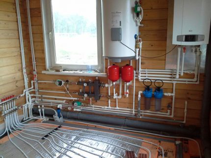 Plancher chaud dans la maison