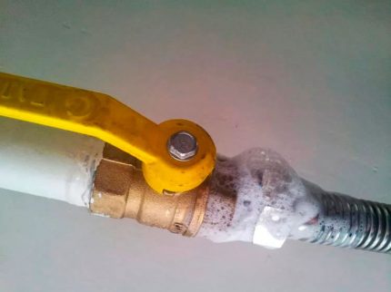 Pagsubok sa pagtagas ng gas Pagsubok sa pagtagas ng gas