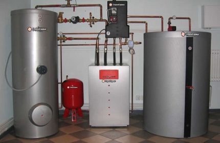 Boiler room na may sahig na gas boiler Boiler room na may sahig na gas boiler