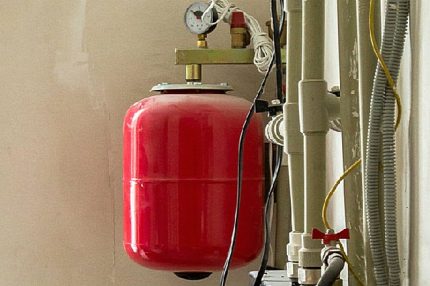 Closed expansion tank Closed expansion tank