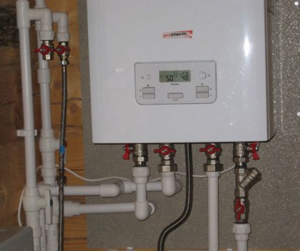 Doble circuit circuit unit control control unit Mga pangunahing elemento ng boiler