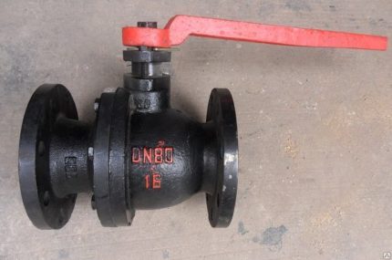 Ball valve with flange connection Flange valve
